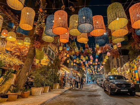 Rainbow Street In Amman